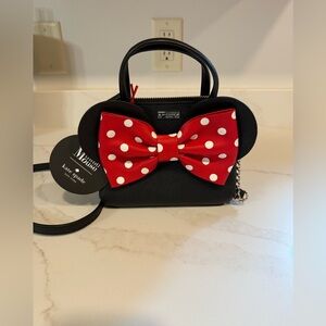 Kate Spade Disney Minnie Mouse Mini Maise Crossbody Bag Saffiano Leather